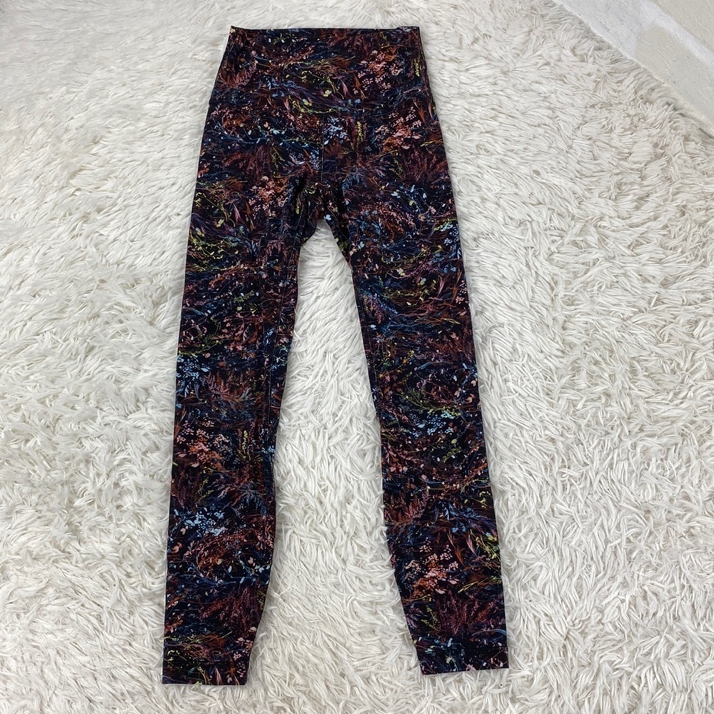Lululemon Align Pant II 25" Foliage Overlay Multi